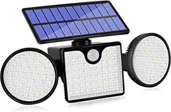 ihocon: Woenergy Upgraded Solar Motion Sensor Security Lights,260 LED 太陽能動作感應戶外燈