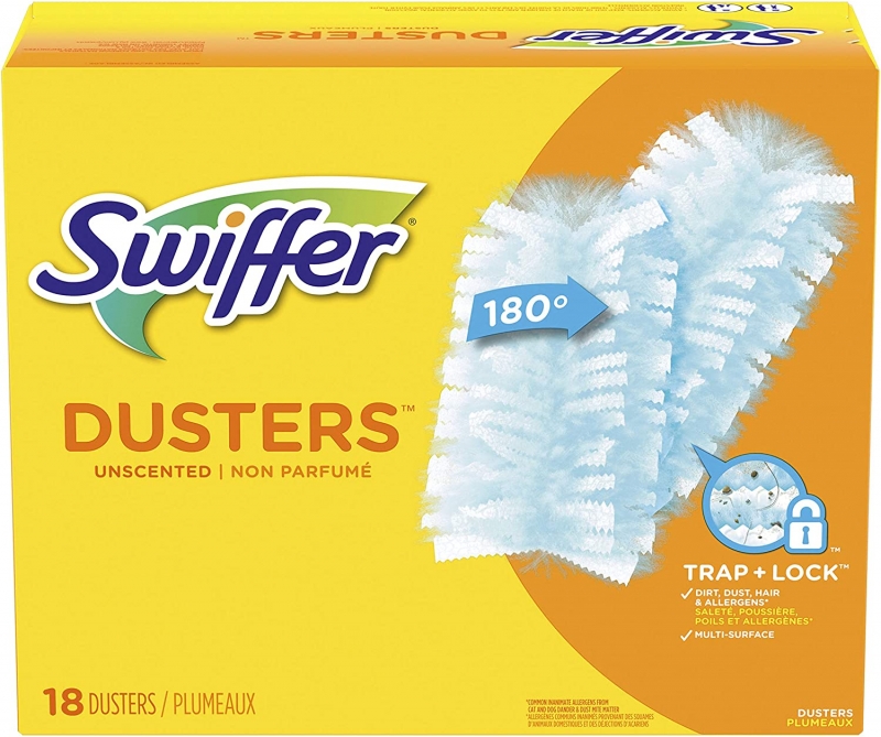 ihocon: Swiffer 180 Dusters, Multi Surface Refills, Unscented Scent, 18 Count 除塵撢補充包