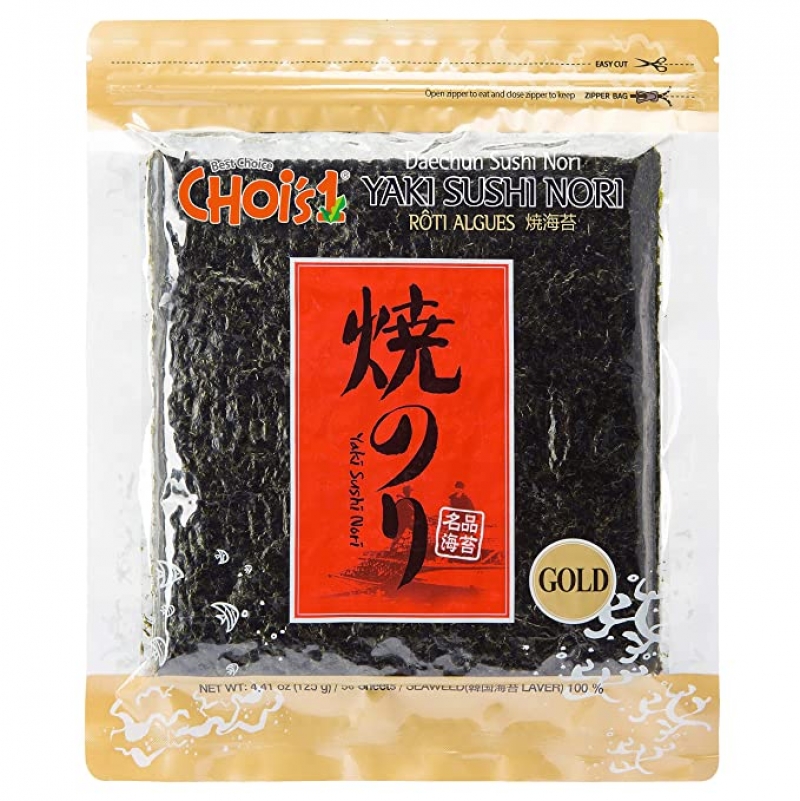 ihocon: Daechun(Choi's1), Roasted Seaweed(50 Full Sheets)壽司海苔 (韓國製)