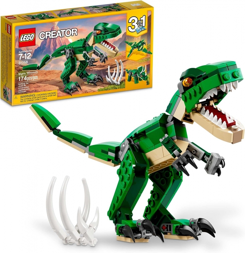 ihocon: LEGO Creator Mighty Dinosaurs 31058 Build It Yourself Dinosaur Set(174 Pieces)