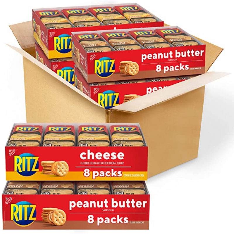 ihocon: Ritz Creamy cheese and peanut butter, 32 Snack Packs