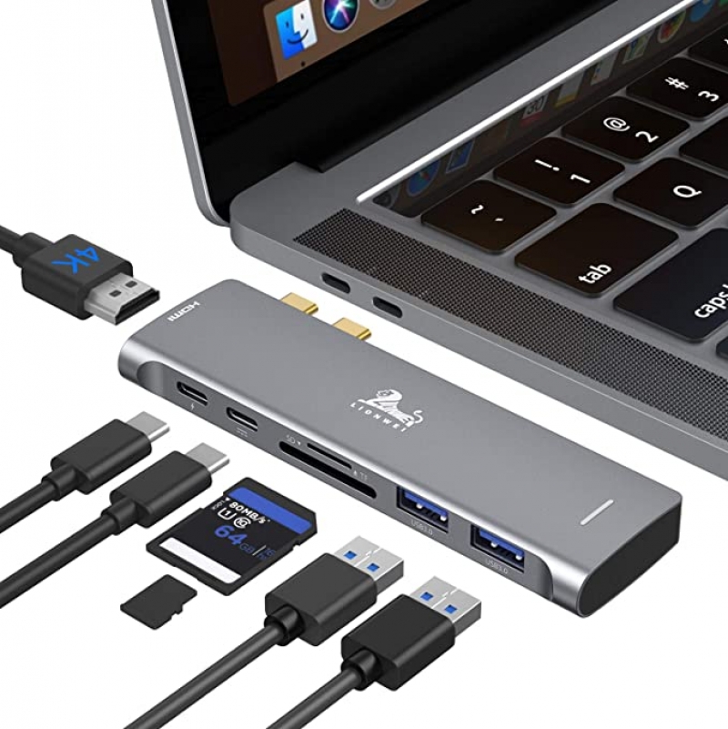 ihocon: LIONWEI USB C Hub Adapter for MacBook Pro