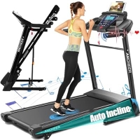 ihocon: ANCHEER 3.25HP Treadmill,APP Treadmill 300lb Capacity 跑步機