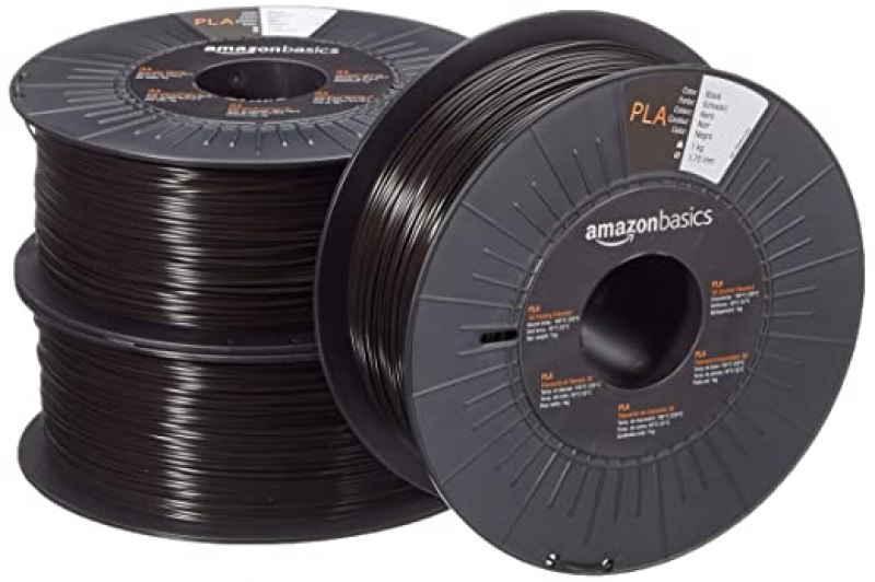 ihocon: [Amazon自家品牌]Amazon Basics PLA 3D Printer Filament, 1.75mm 3D 列印線材 1KG 3個