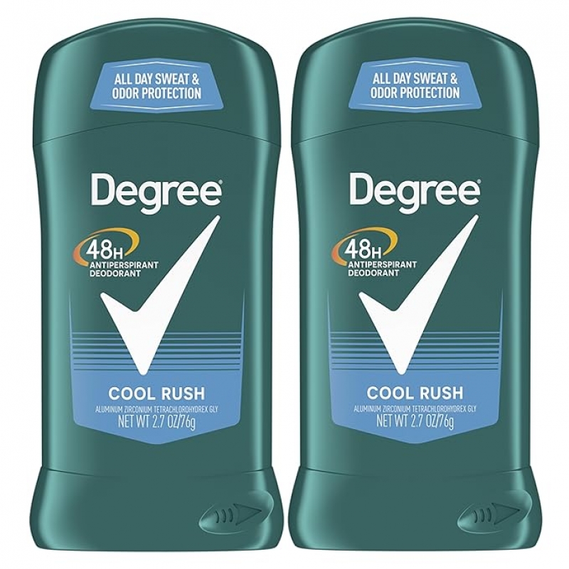 ihocon: Degree Men Original Antiperspirant Deodorant for Men, Pack of 2, 48-Hour Sweat and Odor Protection 男士止汗體香劑2.7 oz, 2個 