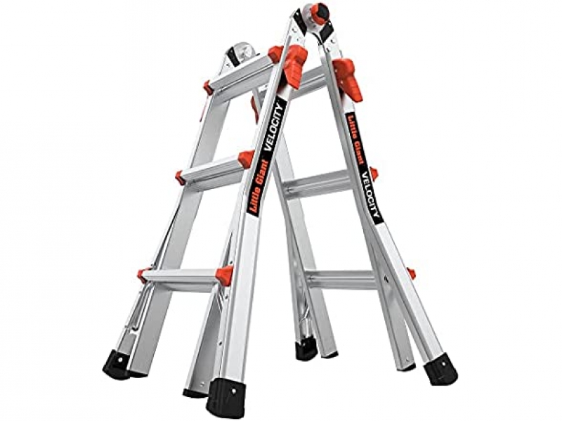 ihocon: Little Giant Ladders, Velocity, M13, 13 Ft, Multi-Position Ladder, Aluminum, Type 1A, 300 lbs Weight Rating 13呎工作梯
