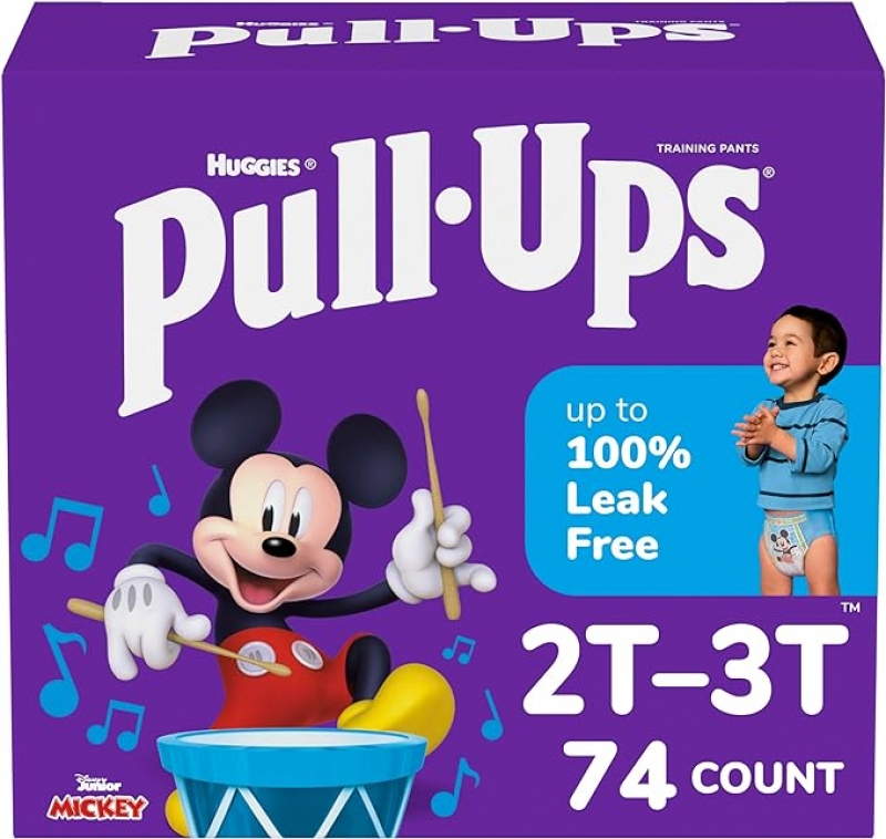 ihocon: Pull-Ups Boys' Potty Training Pants 男童訓練尿褲2T-3T (16-34 lbs), 74片