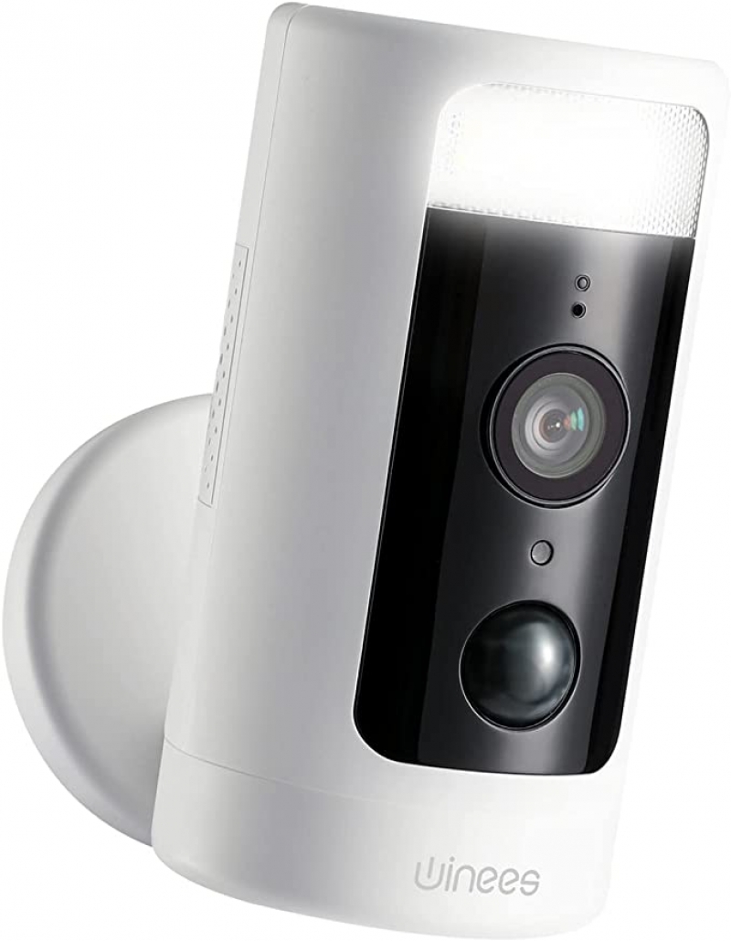 ihocon: Winees Security Camera 2K Wi-Fi Auto Tracking, Night Vision, Compatible with Alexa  人工智慧自動辨識居家安全監視攝像頭