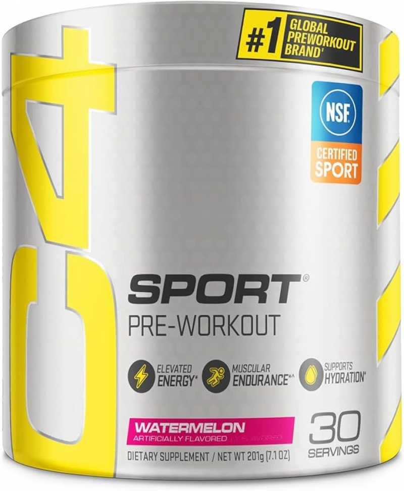 ihocon: Cellucor C4 Sport Pre Workout Powder Watermelon - Pre Workout Energy with Creatine + 135mg Caffeine and Beta-Alanine Performance Blend   运动前能量补充冲泡粉 30 Servings