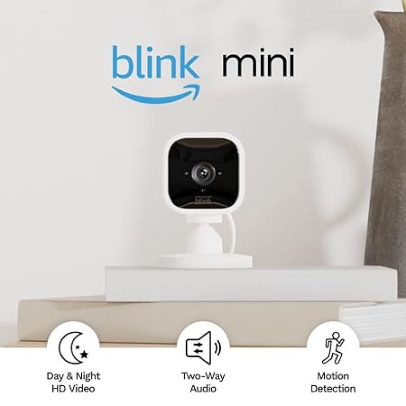 ihocon: Blink Mini – Compact indoor plug-in smart security camera 迷你室內監看鏡頭