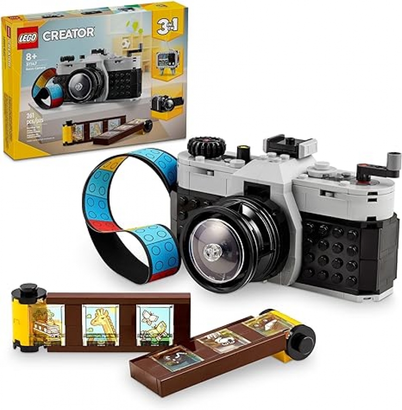 ihocon: 乐高积木 LEGO Creator 3合1 Retro Camera Toy 复古相机 31147 (261 pieces)