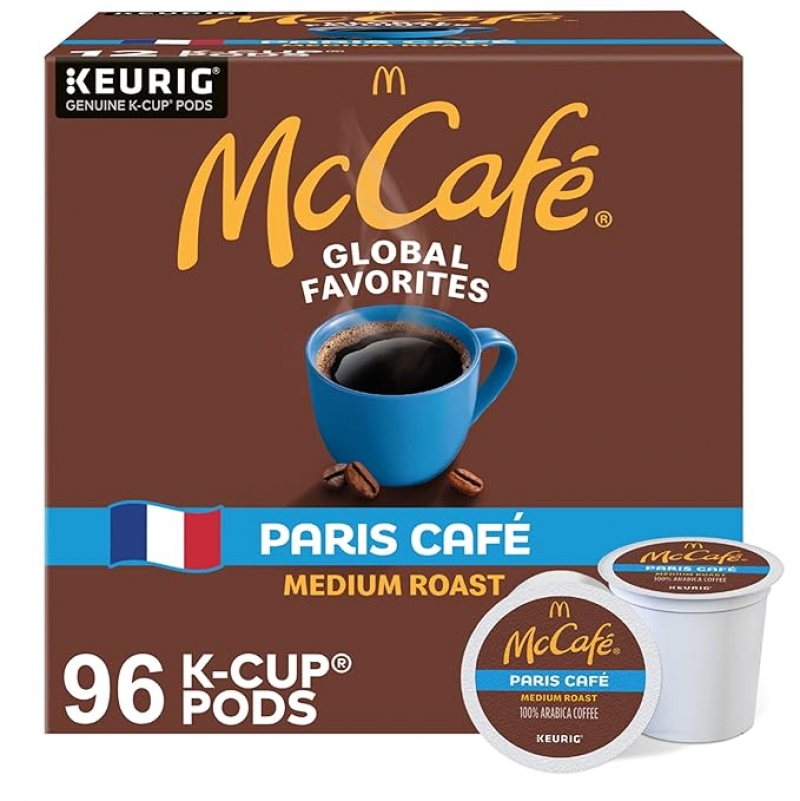 ihocon: McCafe Paris Cafe, Single Serve Coffee Keurig K-Cup Pods 中度烘焙咖啡膠囊96個