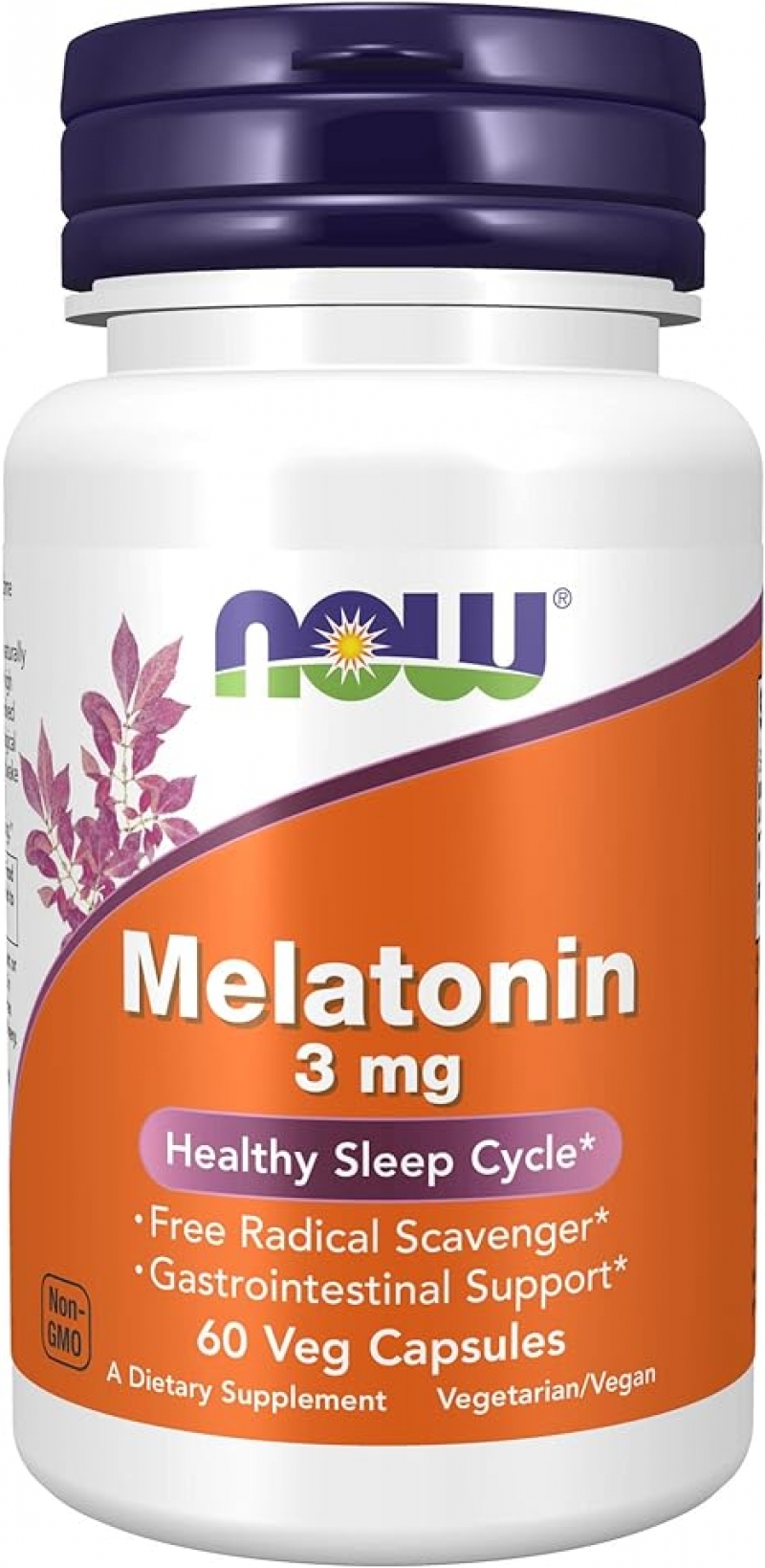 ihocon: NOW Supplements, Melatonin 褪黑激素 3 mg, 60粒