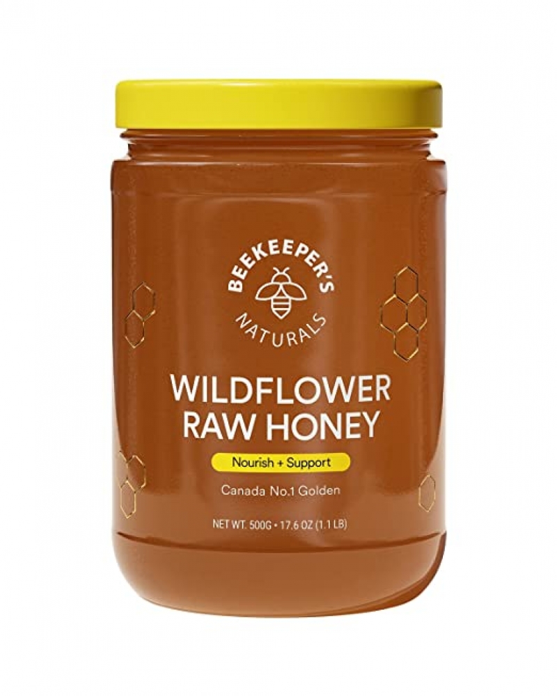 ihocon: BEEKEEPER'S NATURALS Wildflower Honey (1.1lbs) 天然野花 生蜂蜜