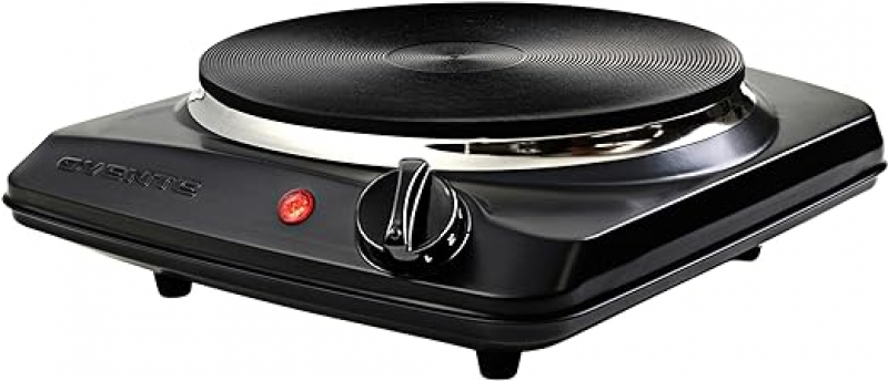 ihocon: OVENTE Electric Countertop Single Burner, 1000W Cooktop with 7.25 Inch Cast Iron Hot Plate 電爐