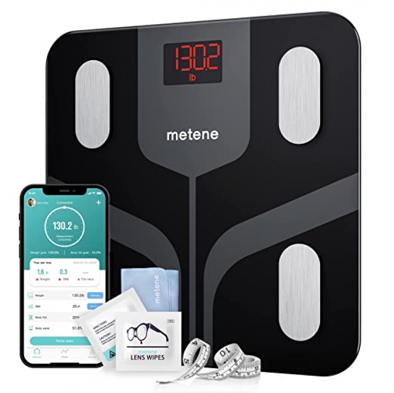 ihocon: Metene Smart Scale for Body Weight 藍牙智能體脂體重秤 (BMI身體成份, BMI, 水份...)