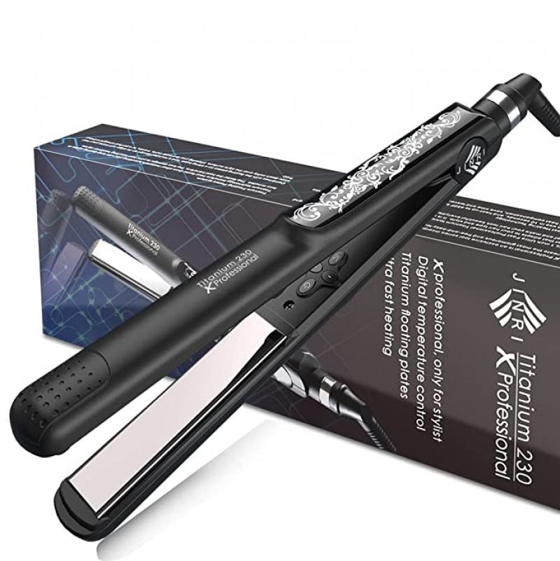 ihocon: Wazor Professional Titanium Hair Straightener 1 Inch 電熱直髮器