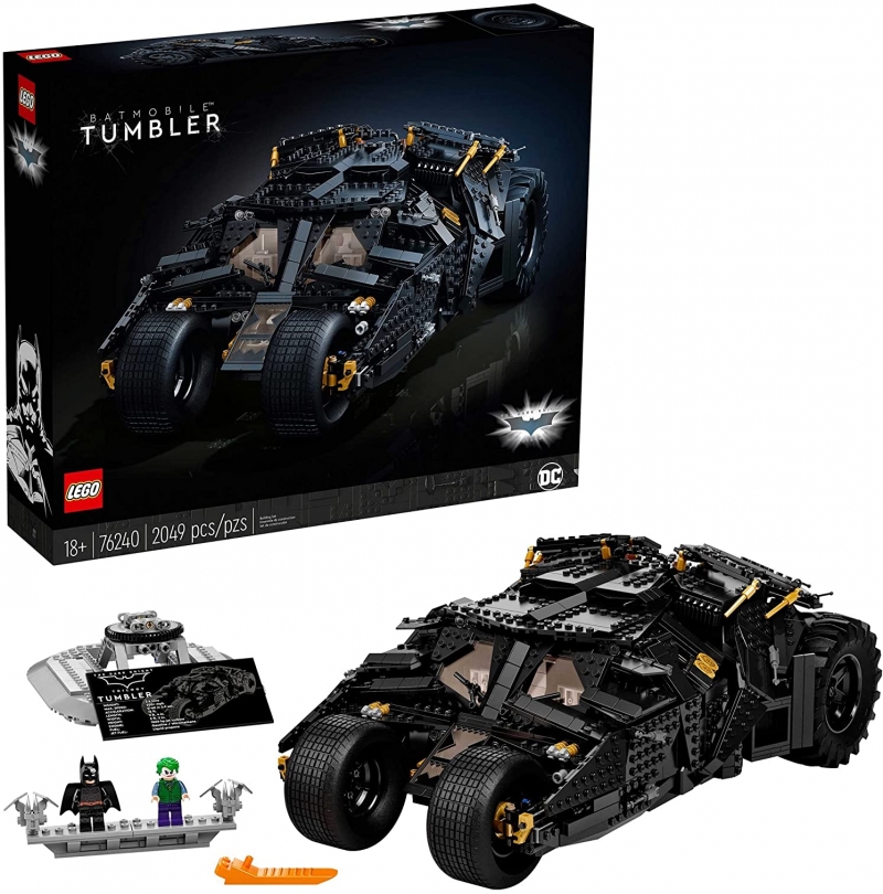 ihocon: LEGO DC Batman Batmobile Tumbler Car Set for Adults (76240) 蝙蝠車
