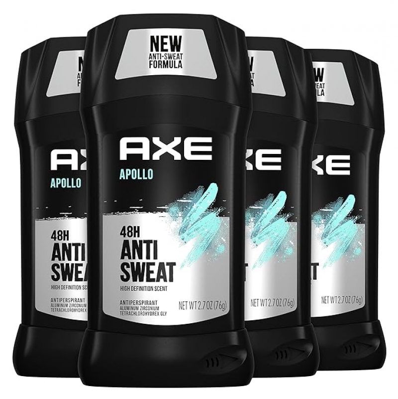 ihocon: AXE Apollo Antiperspirant Deodorant Stick For Men Sage & Cedarwood 48 Hr Anti Sweat Mens Deodorant 男士止汗體香劑 2.7 Ounce 4個