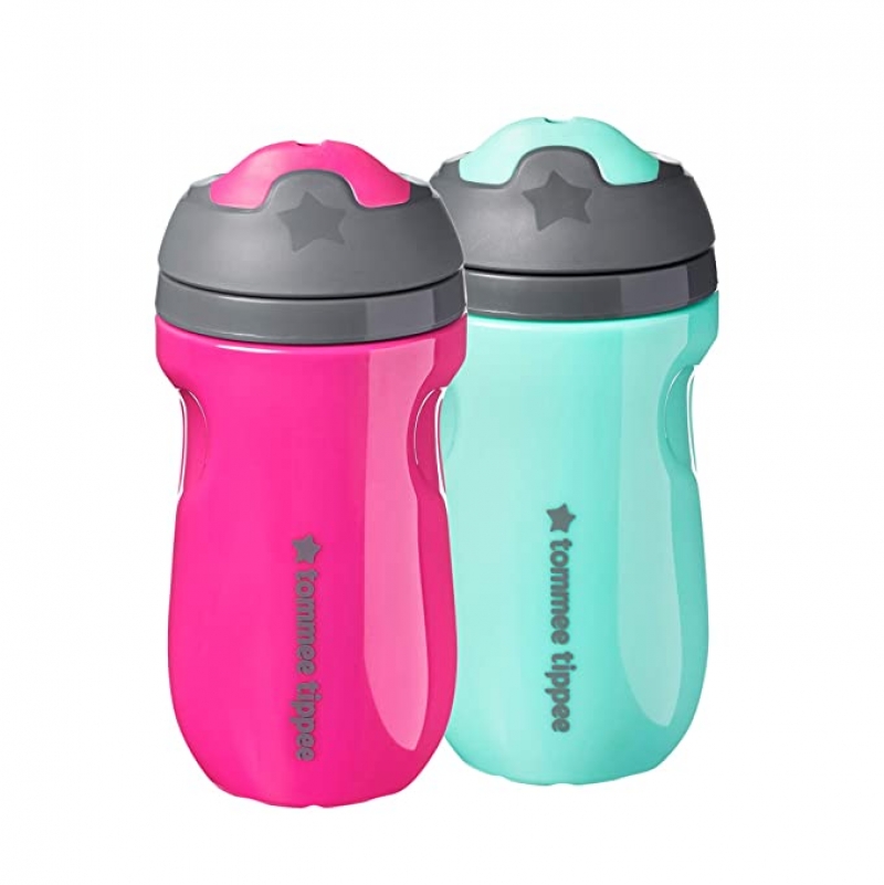ihocon: Tommee Tippee Insulated Sippee Toddler Sippy Cup, Spill-Proof – 12+ Months, 2 Count 幼兒水杯 8.96oz 2個
