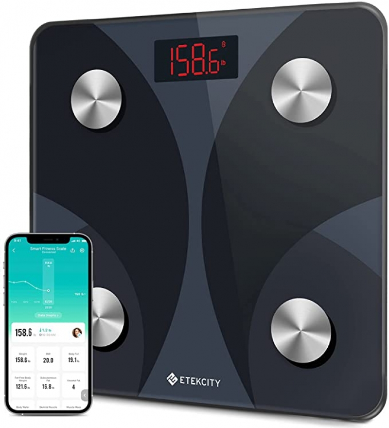 ihocon: Etekcity Smart Digital Bathroom Scale藍牙智能體脂體重秤