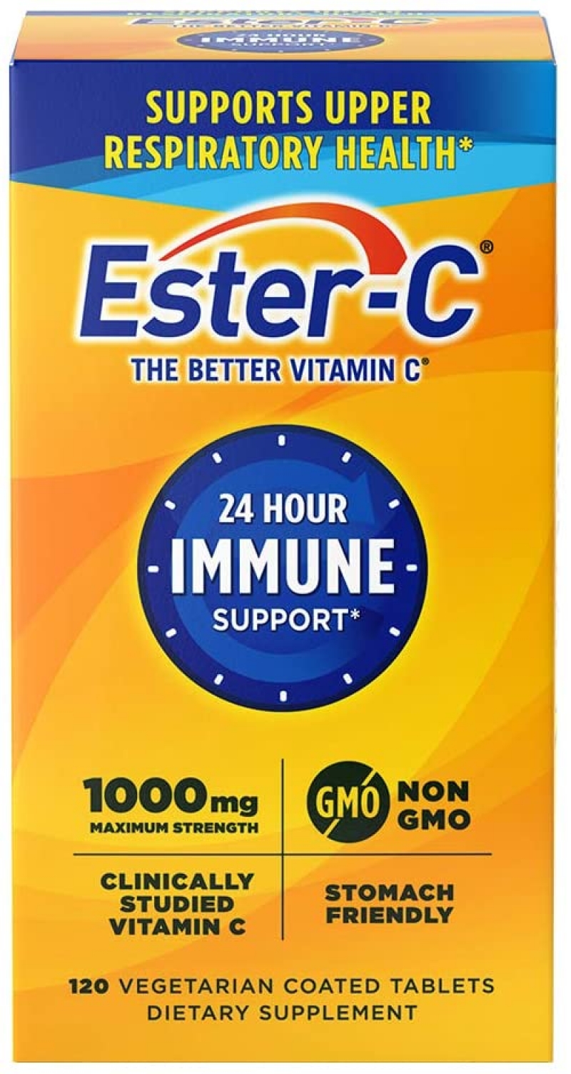 ihocon: Ester-C Vitamin C, 1,000 mg, 120 Coated Tablets 維他命C