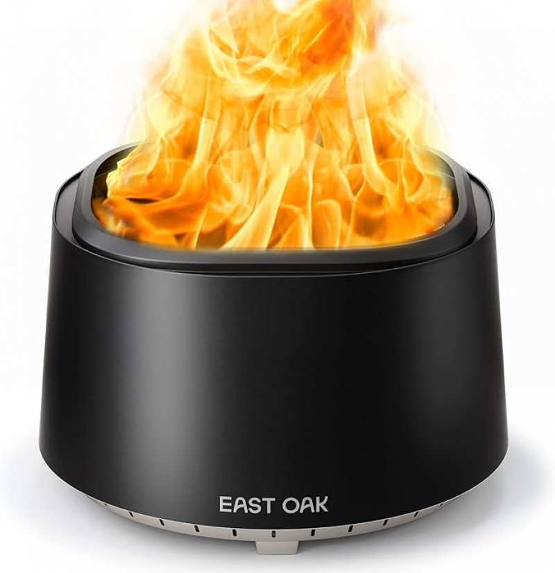 ihocon: EAST OAK Fire Pit 29吋, Stainless Steel Smokeless Fire Pits 不銹鋼無煙烤火爐