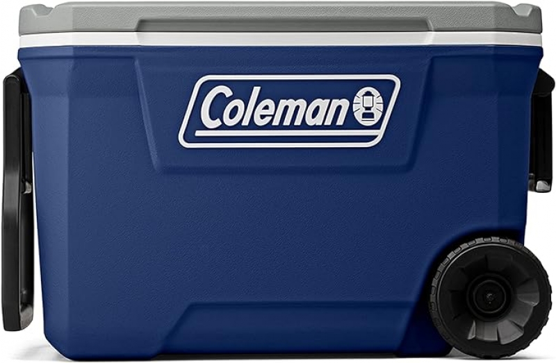 ihocon: Coleman 316 Series Insulated Portable Cooler with Heavy Duty Wheels 62 Qt 有轮保冷箱