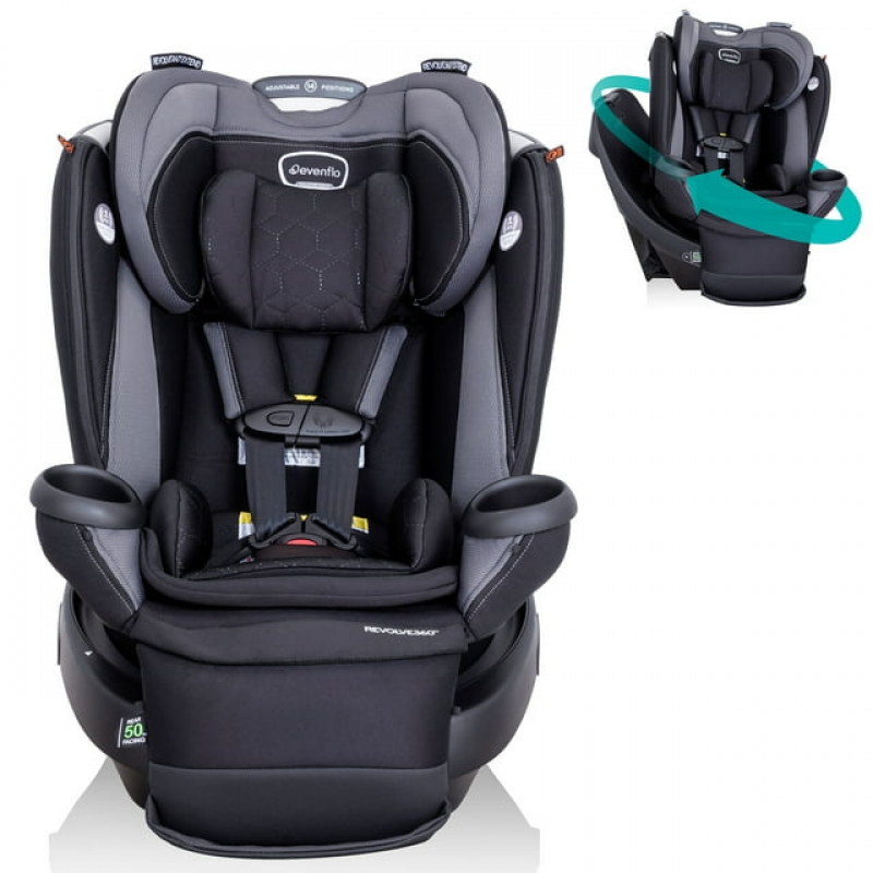 ihocon: Revolve360 Extend All-in-One Rotational Car Seat with Quick Clean Cover (Revere Gray) 可旋轉汽車座椅