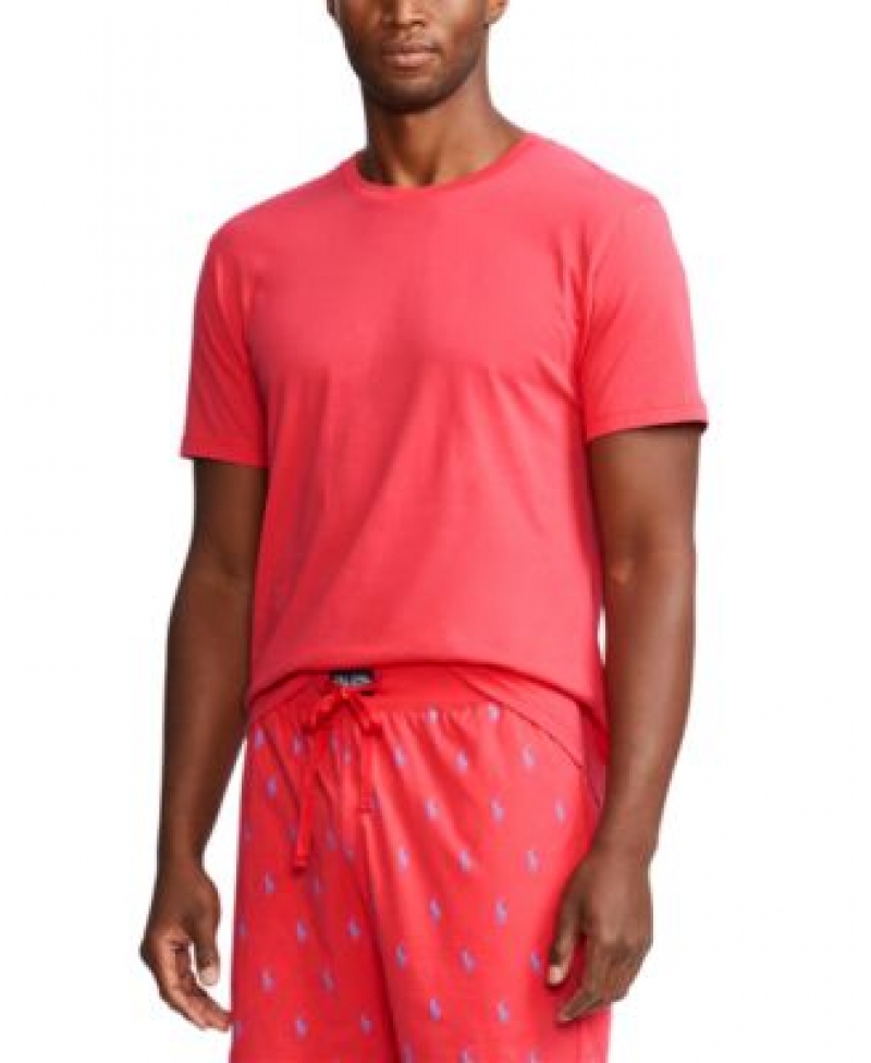 ihocon: Polo Ralph Lauren Men's Enzyme Wash Crewneck Pajama Shirt    男士純棉短袖上衣