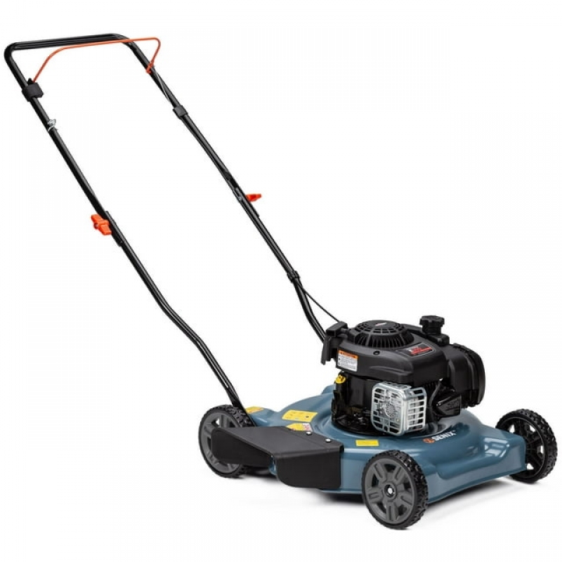 ihocon: SENIX 20-Inch Gas Lawn Mower, 125 cc 4-Cycle Briggs & Stratton Engine, Push Lawnmower with Side Discharge, 3-Position Height Adjustment, LSPG-L2  20 吋割草机