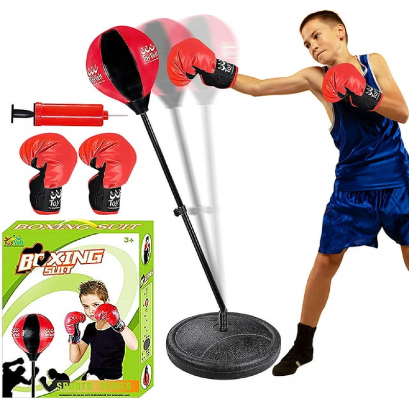 ihocon: ToyVelt Punching Bag Boxing Set for Kids  兒童拳擊套裝