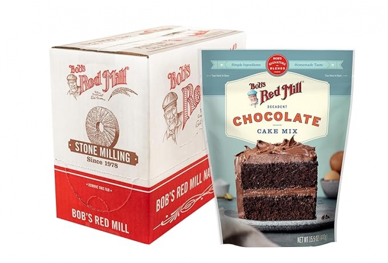ihocon: Bob's Red Mill Signature Decadent Chocolate Cake Mix 巧克力蛋糕粉 15.5 oz, 4袋