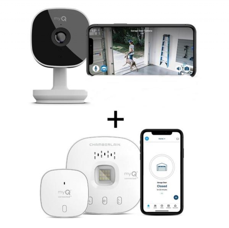 ihocon: Chamberlain myQ Smart Garage Door Wireless Camera with myQ Smart Garage Control 智能車庫門控制器及無線監看攝像頭
