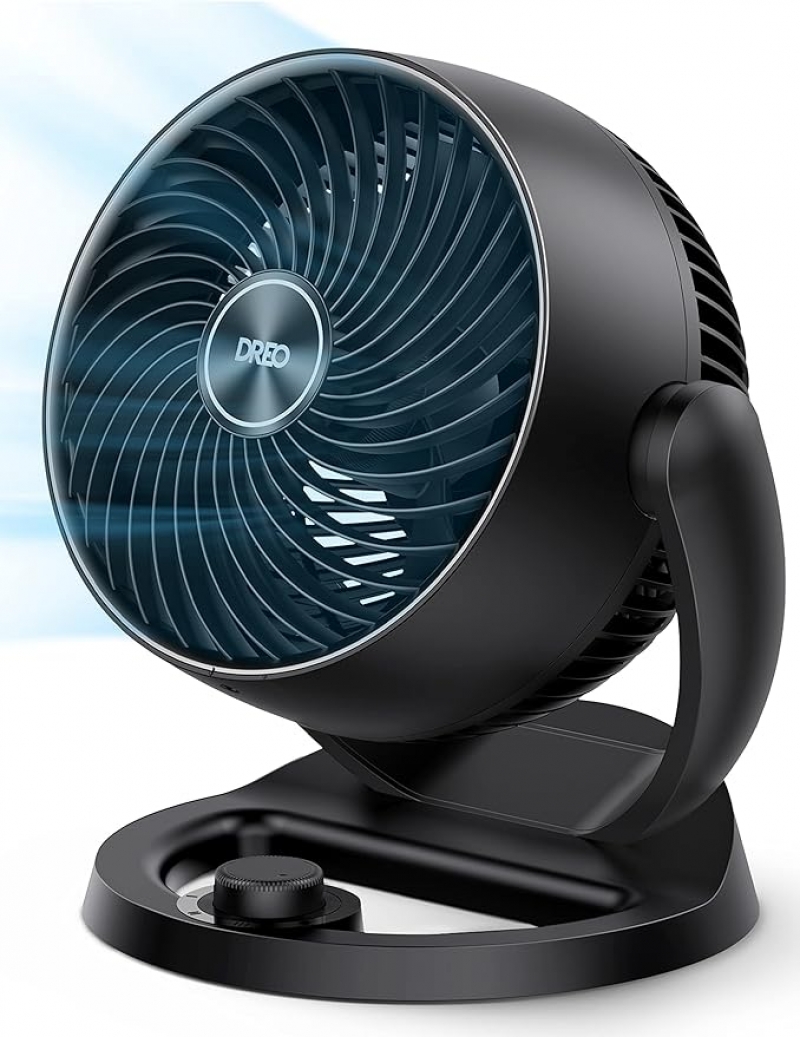 ihocon: Dreo Fans for Home Bedroom, Table Air Circulator Fan for Whole Room, 12 Inch, 70ft Strong Airflow空氣循環風扇