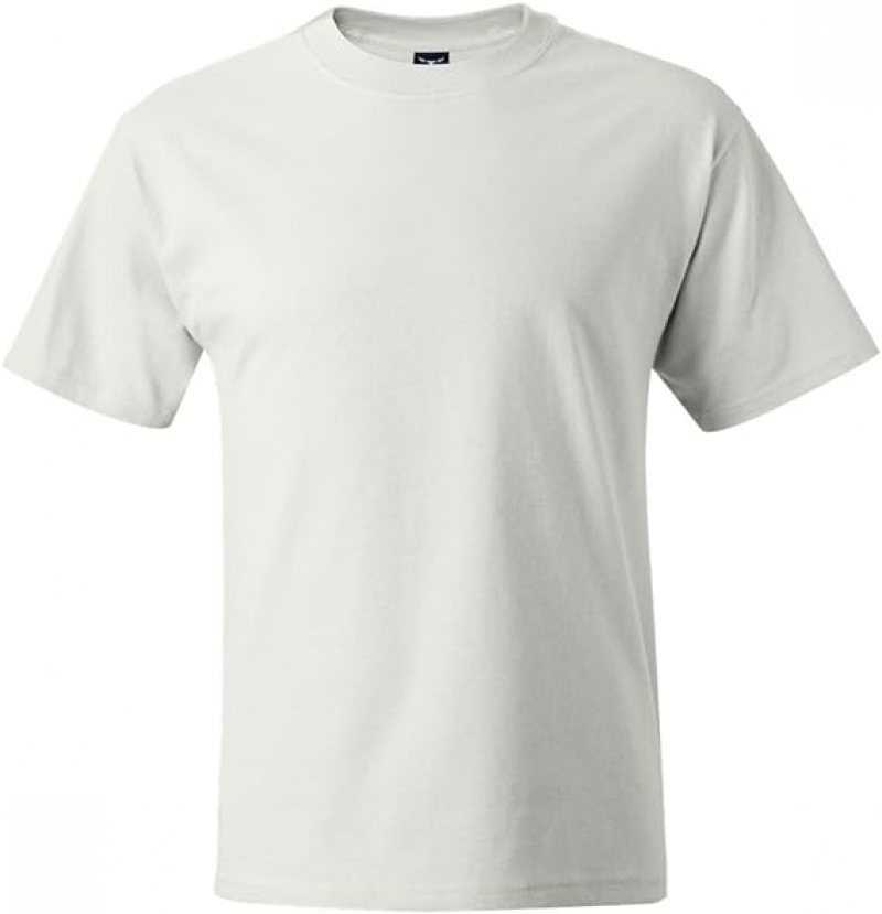 ihocon: Hanes mens Beefyt T-shirt, Heavyweight Cotton Crewneck Tee 男士短袖棉衫