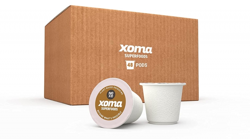 ihocon: XOMA Compostable Keto Blend Single-Serve Coffee Pods, 48 Count 咖啡膠囊(包裝可生物分解, 環境保護)