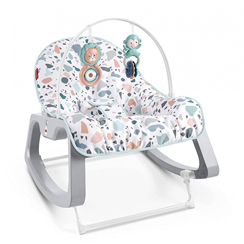 ihocon: Fisher-Price Infant-to-Toddler Rocker 嬰幼兒電動搖椅