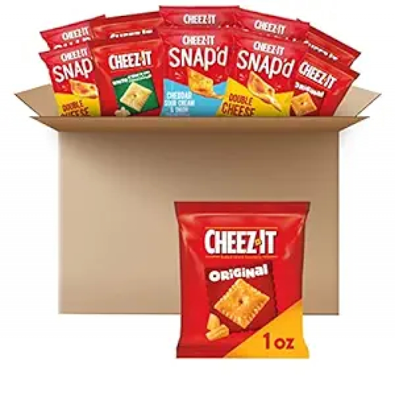 ihocon: Cheez-It Cheese Crackers 饼干 0.9 oz, 42包