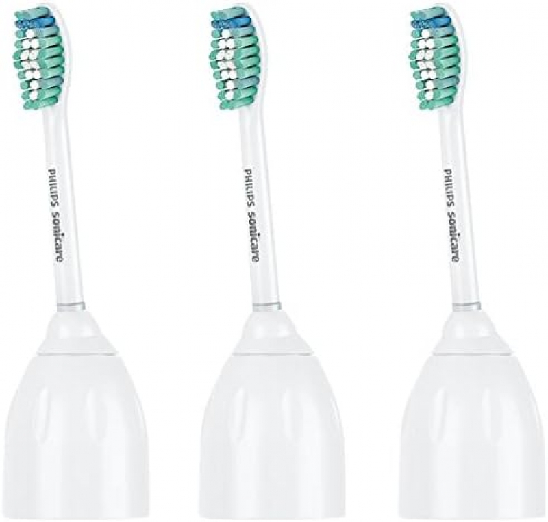 ihocon: Philips Sonicare Genuine E-Series Replacement Toothbrush Heads, 3 Brush Heads, White, HX7023/30  電動牙刷替換刷頭 3個