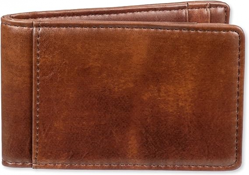 ihocon: [Amazon自家品牌] Amazon Essentials Men's Smart Wallet with Removable Money Clip   男士皮夾,附可拆式錢夾