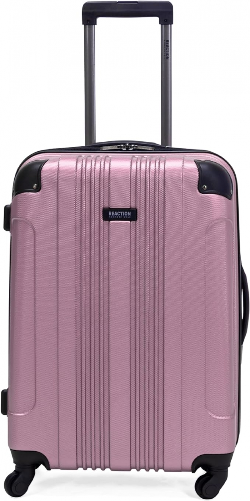 ihocon: Kenneth Cole REACTION Out of Bounds Lightweight Hardshell 4-Wheel Spinner Luggage, Blush, 24吋硬殼行李箱