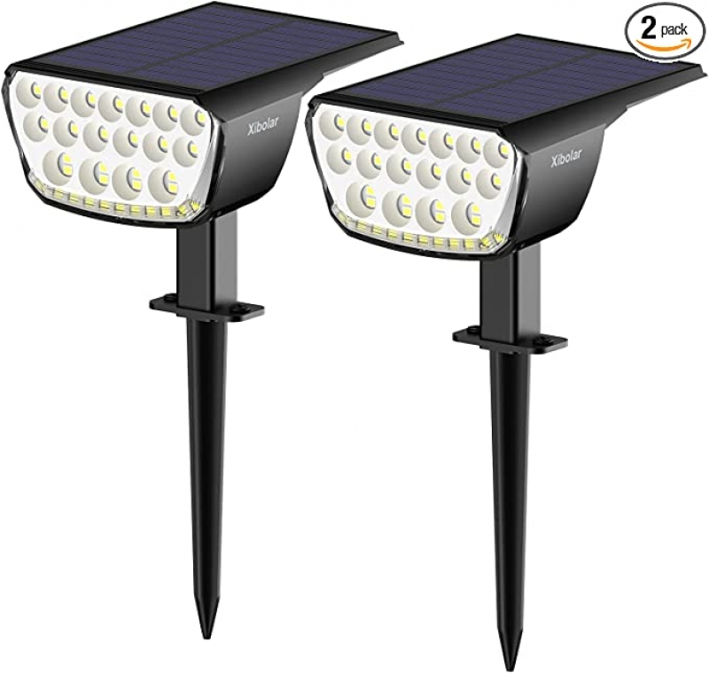 ihocon: Xibolar 32 LED Solar Powered Landscape Lights 太陽能庭園燈2盞