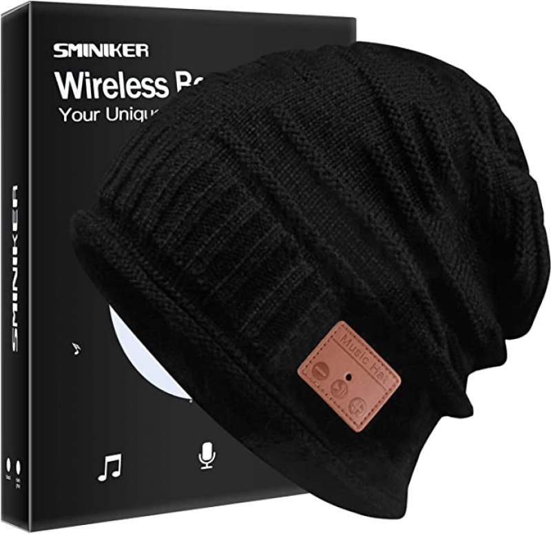 ihocon: Sminiker Wireless Beanie Hat 藍芽無線毛線帽