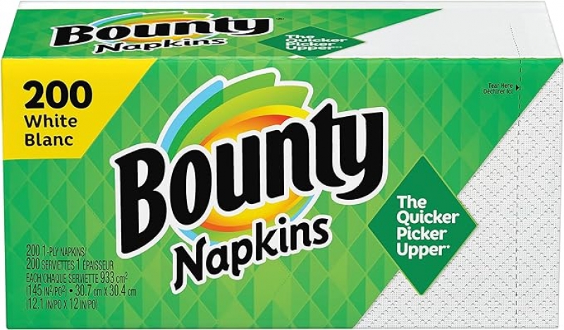 ihocon: Bounty Paper Napkins  餐巾纸 200张