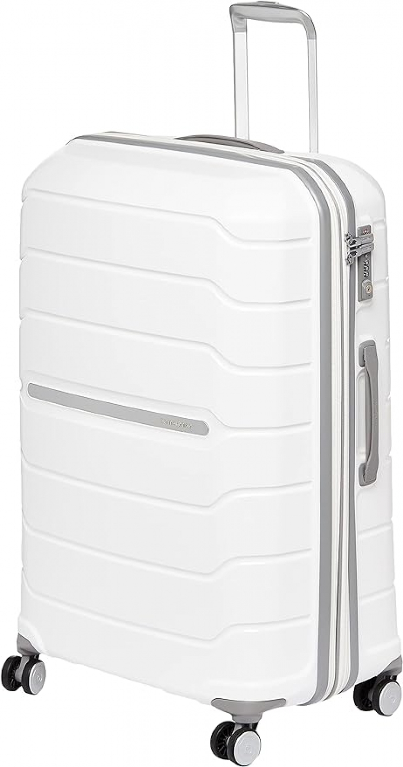 ihocon: Samsonite Freeform Hardside Expandable with Double Spinner Wheels, Checked-Large 28吋 硬殼行李箱