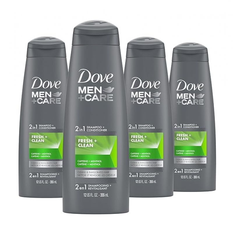 ihocon: DOVE MEN + CARE Fortifying 2-in-1 Shampoo and Conditioner二合一护发/洗发精 12 oz 