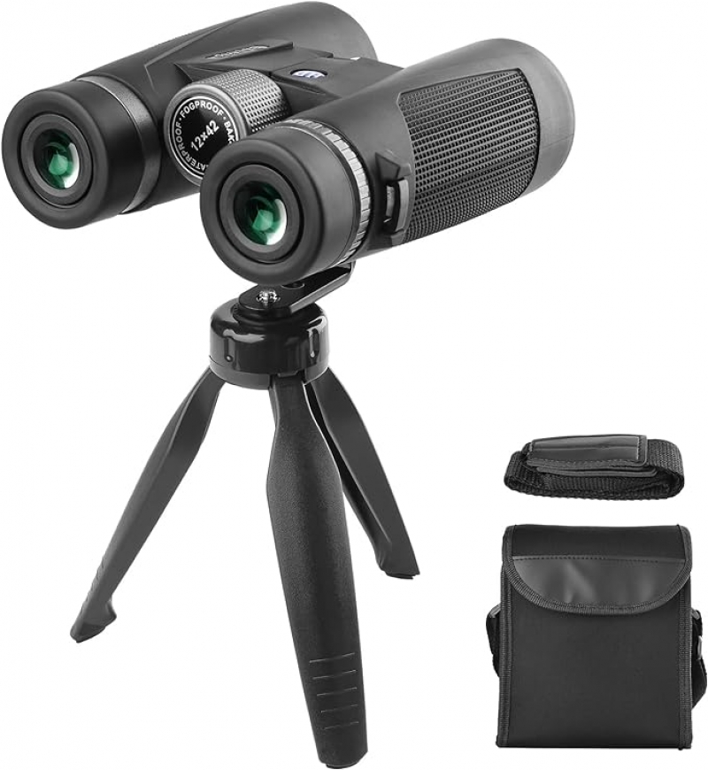 ihocon: Bestrip 12x42 Binoculars for Adults with Tripod 防水雙筒望遠鏡，附三腳架