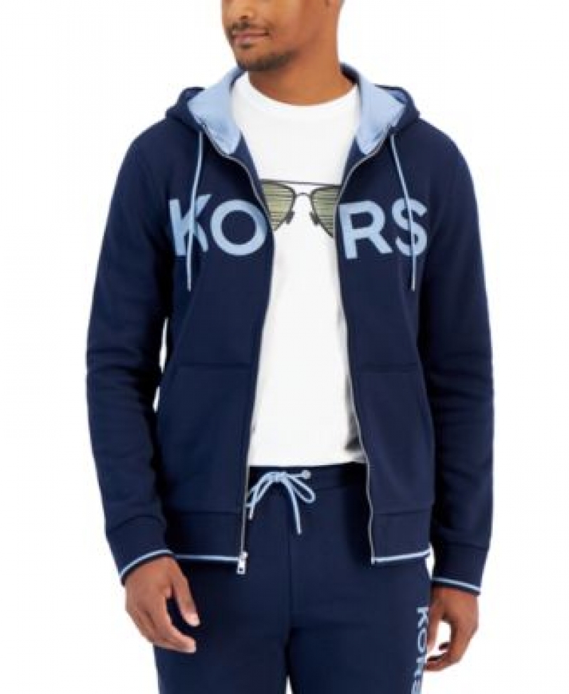 ihocon: Michael Kors Men's Zip-Front Fleece Logo Hoodie   男士連帽外套