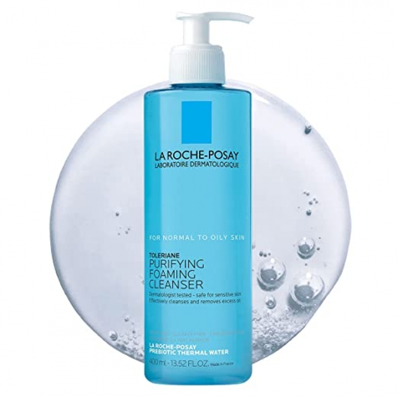 ihocon: 理膚寶水La Roche-Posay Toleriane Purifying Foaming Facial Cleanse 泡沫潔面乳, 13.52 fl oz